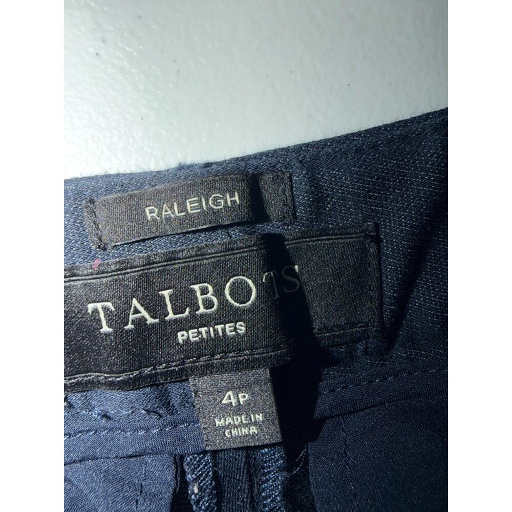 Talbots releigh blue dress pants 4P 1886 - Picture 3 of 5
